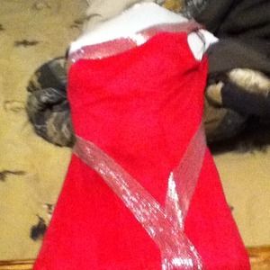 Beautiful hot pink prom dress!