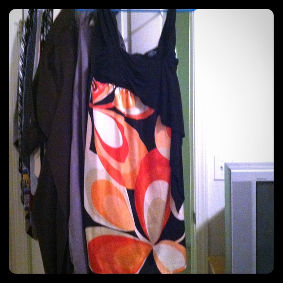 Silky dress.