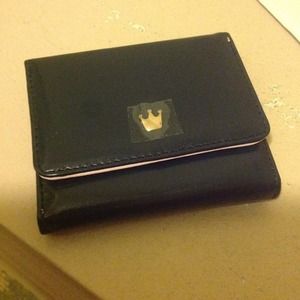 ❌❌SOLDDD Navy crow trifold wallet!