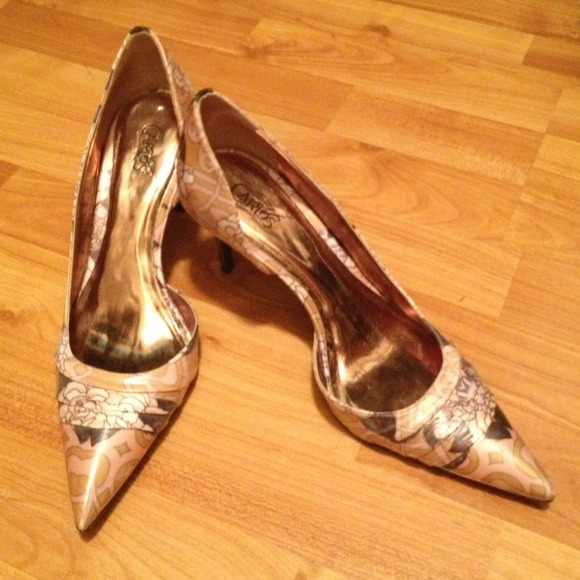 Carlos Santana floral print shoes