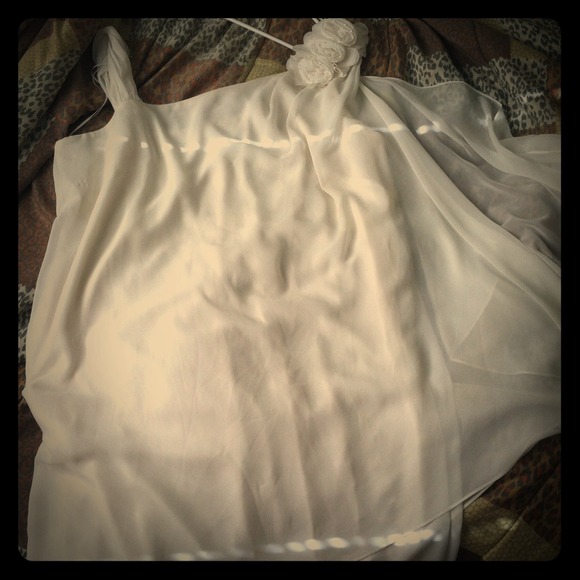 JUST REDUCED!: White plus sized cocktail dress!