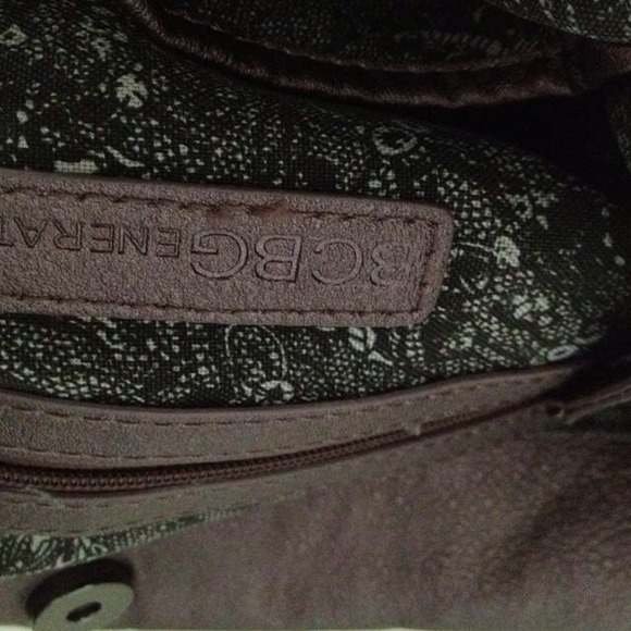 BCBGeneration Metallic Plum Hobo Handbag - Picture 4 of 4