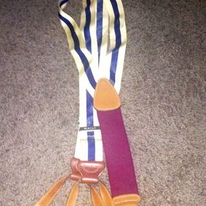 Men's Trafalgar Chase stripe suspenders braces