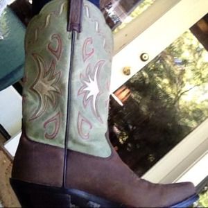Green Ariat Boots