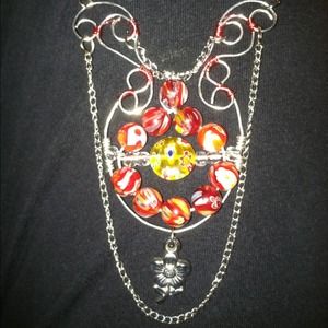 "SOLD" Wire wrapped necklace