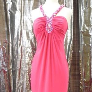 Pink evening gown dress! Never worn. SZ. 4!