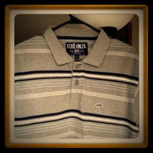 Bundled!!!⭐Gray black and white Polo