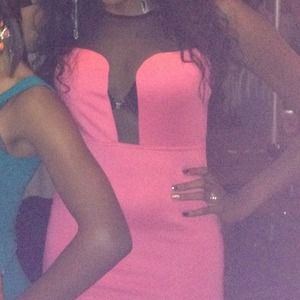 Partially sheer mini