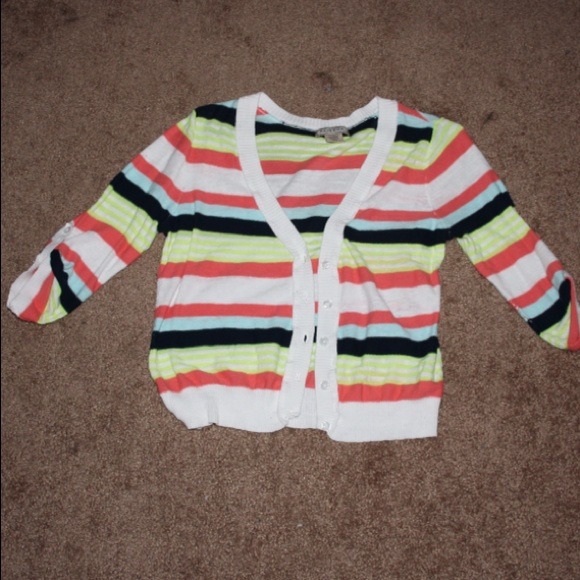 ✋TRADED--Multi-colored cardigan