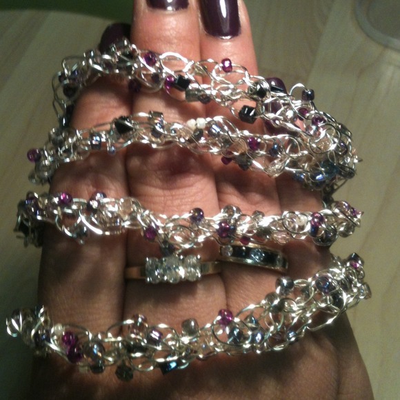 RESERVED for @hippystace Silver scramble necklace