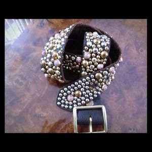 Gorgeous new Tylie Malibu leather studded belt