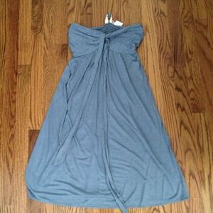 NWT cotton strapless dress