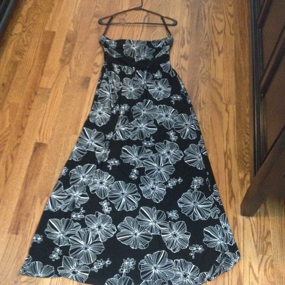 NWT strapless maxi