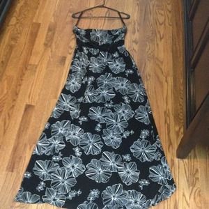 NWT strapless maxi