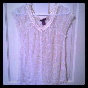 ❌SOLD❌Lace shirt