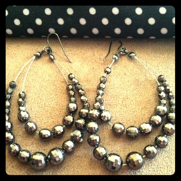 Disco ball dangle earrings - Picture 1 of 2