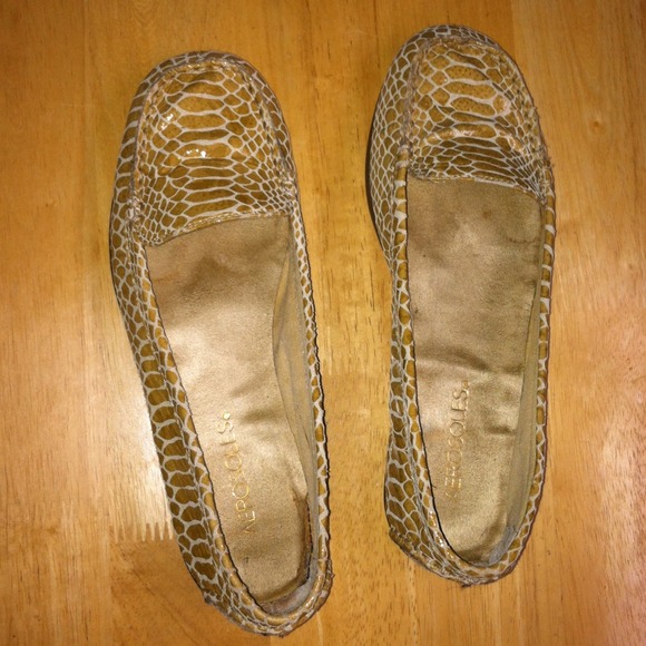 Aerosoles Nu Day leather loafers camel/tan