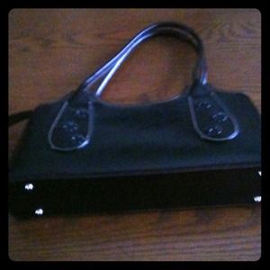 Black Double handle Purse