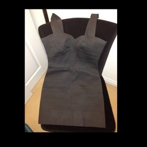 Black bandage dress