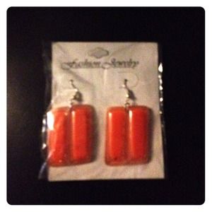 Orange Earrings