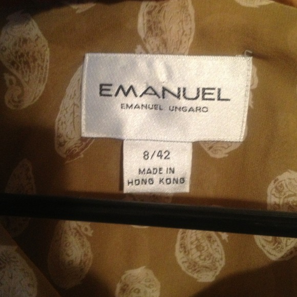 Sill vest Emanuel Ungaro - Picture 2 of 2