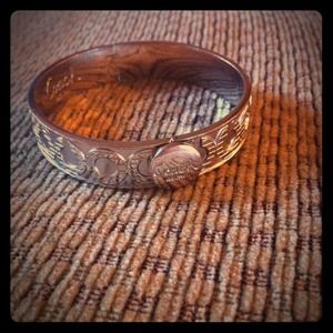 Authentic silver Coach bracelet