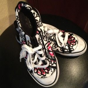💥Reduced💥Coach floral print sneakers