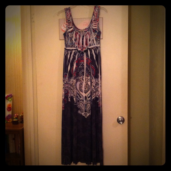 Long Colorful Summer Dress