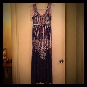 Long Colorful Summer Dress