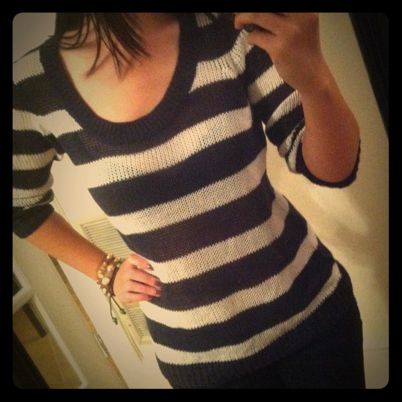 J. Crew Sweaters - J.Crew striped linen sweater