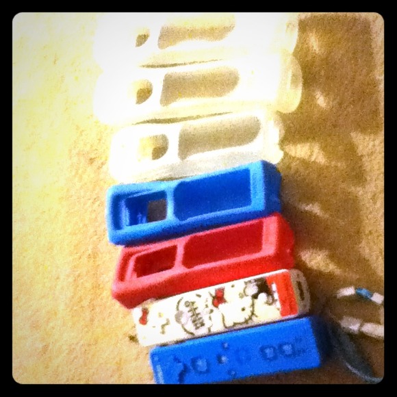 Wii remotes and cases