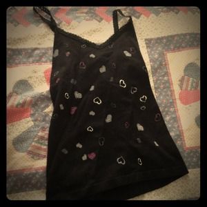Tank top with hearts