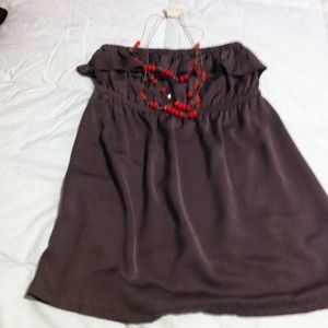Silky tube top