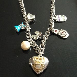 Juicy Couture Charm Necklace.