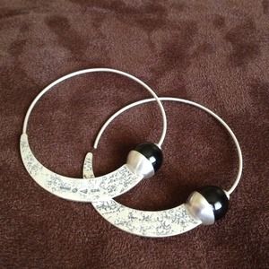 Silpada sterling silver hoop earrings