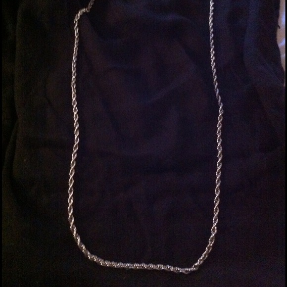 SOLD 🎀Sterling Silver Rope Chain Vintage