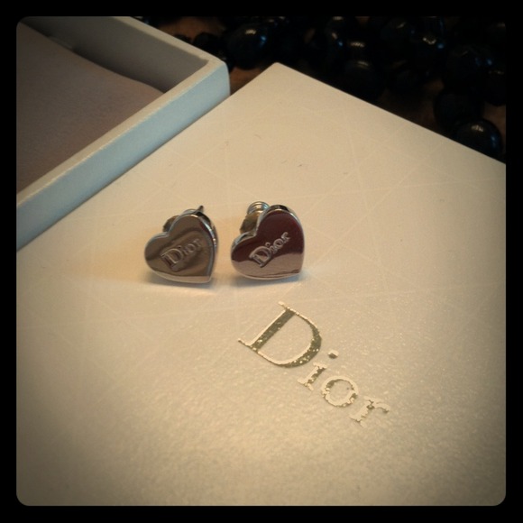 Dior Jewelry - Authentic Dior heart earrings