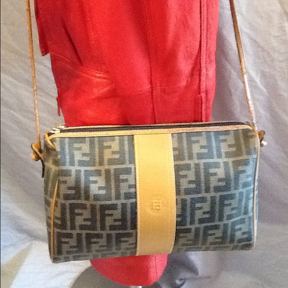 Monogram Fendi Cross Body Bag