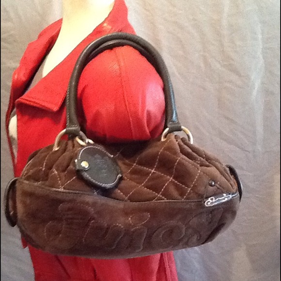 🚫TRADE@queenmoney)🚫Brown Juicy Couture Shoulder