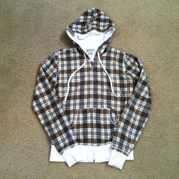 Hooded zip up