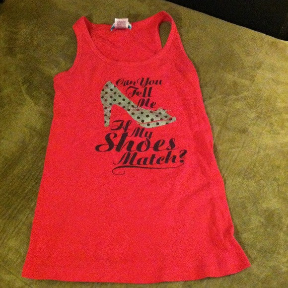 SOLD Funny pink maternity tank top very cute