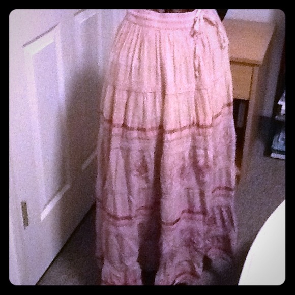 Long boho skirt!