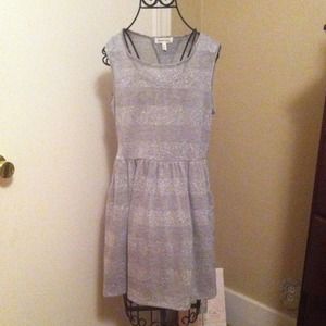 Sliver Cotten sheer dress