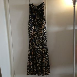 Brand new Animal print evening dress