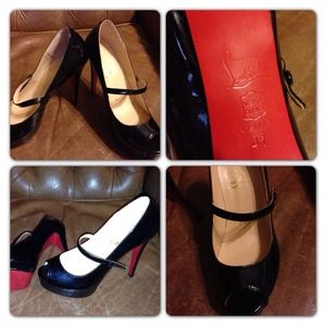 Christian Louboutin Shoes - Size 9 Louboutin Peep Toe gorgeous heels!! Christian Louboutin Shoes - Size 9 Louboutin Peep Toe gorgeous heels!!