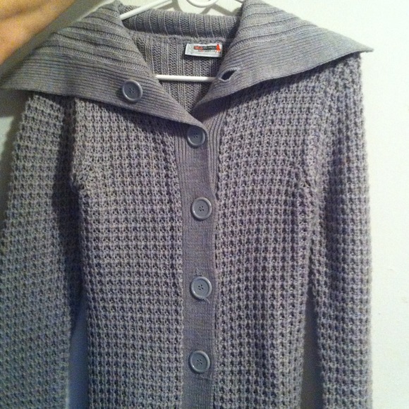 SOLD🎀Heather Gray Sweater Duster