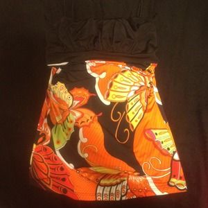 Form fitting bright tank top✨