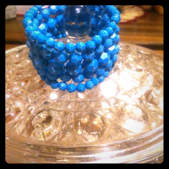 Blue bracelet