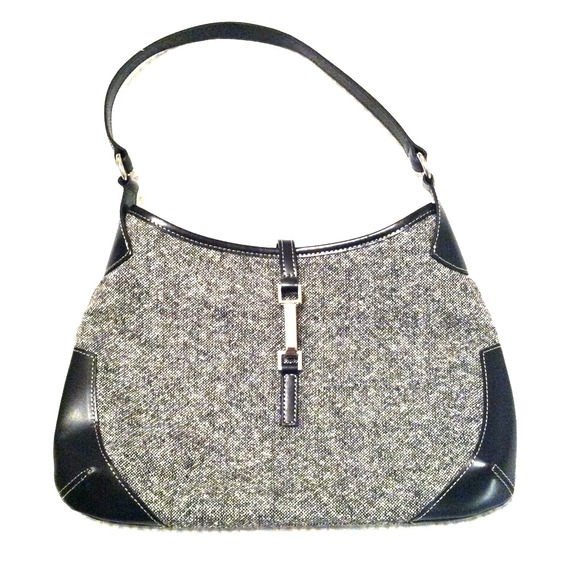 Reserved @elliel422 Ann Taylor Tweed/Leather Purse