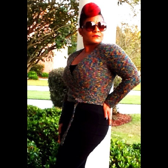 Cache Sweaters - *BUNDLE*Wrap Sweater,Camo,Swt.,BoyfrdSht, Clutch